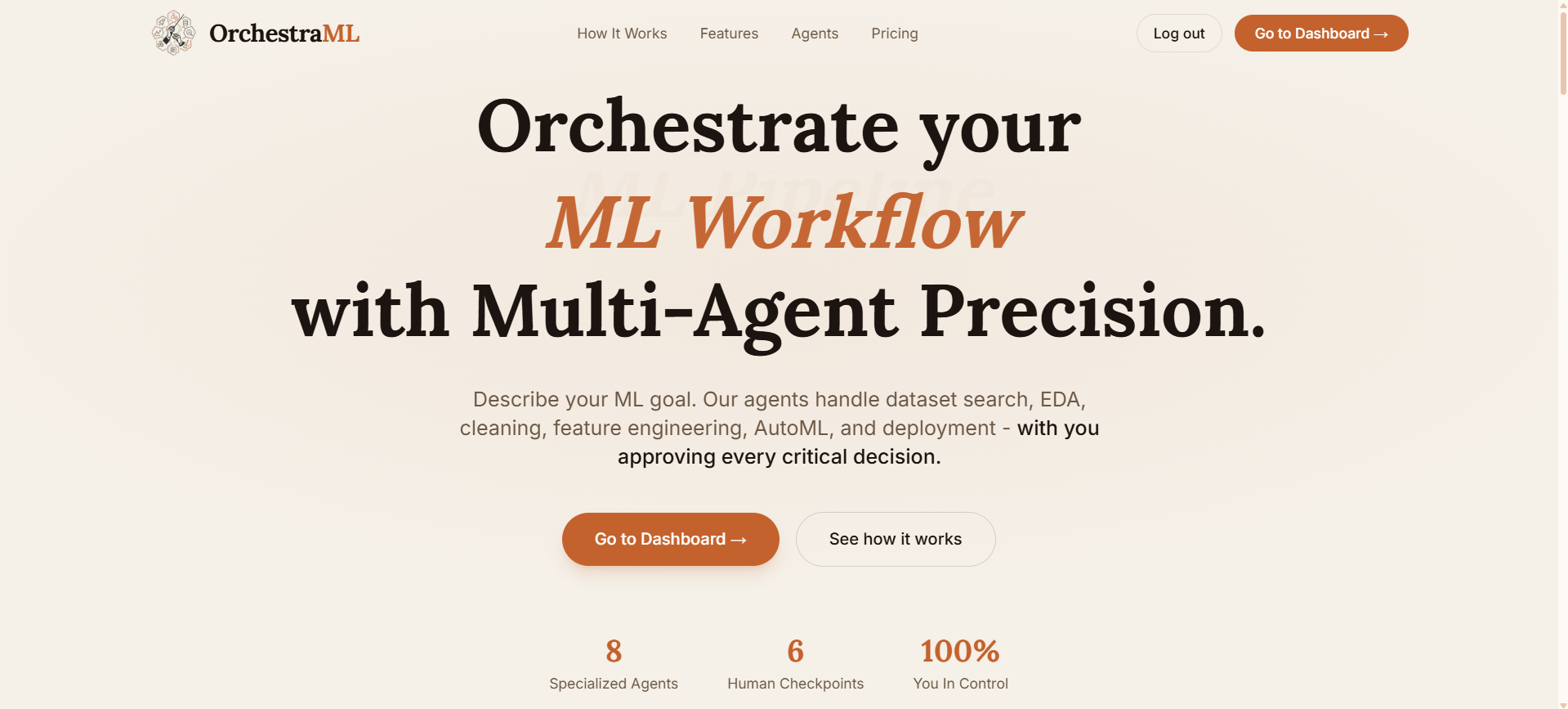 OrchestraML: Agentic ML Pipeline Platform